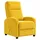 Hti-Living Liegesessel Jasna Cord 66,5 x 103 x 0 cm Gelb mit Relaxfunktion