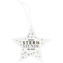 r√§der design Räder [SA2026/08] Glücksstern Hänger "Kleine Sternstunde für dich" D.8,2cm