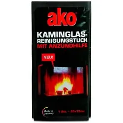 ako® Kaminglas Reinigungstuch 2821.01 , 1 Packung = 3 Stück