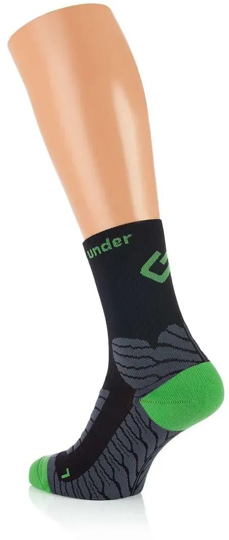 Under Pressure Sockx - halbhohe Socken mit Kompression 2 St schwarz Unisex