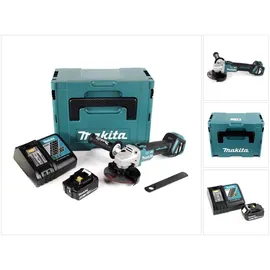 Makita DGA 513 RM1J Akku Winkelschleifer 18V 125mm Brushless + 1x Akku 4,0Ah + Ladegerät + Makpac