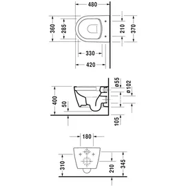 Duravit ME by Starck (2530090000)