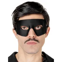 Maskworld Zorro Maske - Kostüm-Zubehör des schwarzen Rächers für Karneval, Halloween & Motto-Party