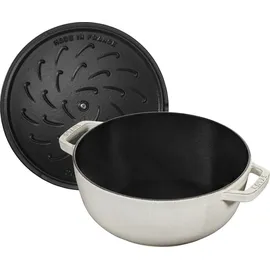 Zwilling Staub La Marmite, 24 cm Weisser Trüffel