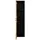 Badplaats Saturnus Badezimmerschrank 35 x 130 x 35 cm Schwarz/Eiche