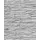 EDEM 1003-32 Steintapete 10 m x 0,64 m 5,33 m2 Grau/Weiß
