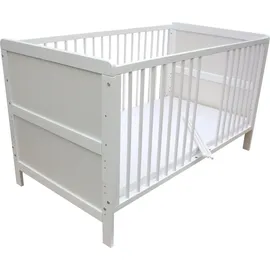 Micoland Kinderbett Juniorbett Beistellbett 3in1 weiß