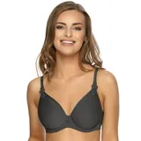 VIANIA! Bügel-BH 211400 Betty gemoldete Spacercups schmale Träger Farbe Grau Graphite, Größe:75, Cup:F - 75F
