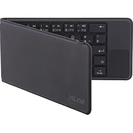 InLine BT-Pocket Bluetooth Tastatur DE schwarz 55379