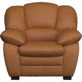 Cotta Sessel COTTA Casino 109 x 88 x 92 cm braun Leder