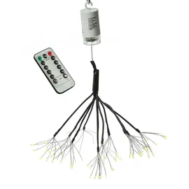 MARELIDA LED Feuerwerk Leuchtstern Firework schwarzer Hängestern Fernbedienung