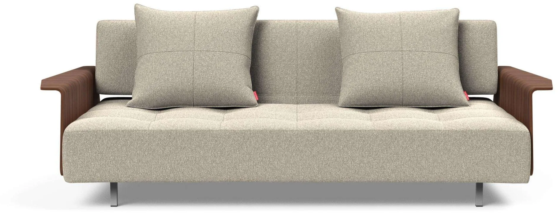 Schlafsofa INNOVATION LIVING TM "Longhorn, Gästebett, Couch, Tagesliege, Bettsofa", beige, B:245cm H:79cm T:114cm, Sofas, Schlaf-, Relax-, oder Sitzposition, Armlehnen, Liegefläche 140x200 cm