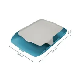 Leitz A4 Briefkorb mit Organiser Sanftes Blau,