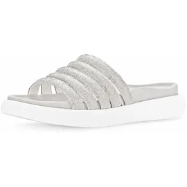 Gabor Damen, Pantolette in gold/silber/bronce, Gr. 41 - Grau