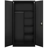 Jan Nowak Mehrzweckschrank 185 x 90 x 45 cm Schwarz