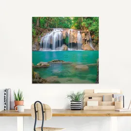 ARTland Wasserfall im Wald National Park« 125x50cm (70365469-0)