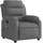 vidaXL Massagesessel Dunkelgrau Stoff 92,5 x 100 x 0 cm Grau mit Fernbedienung