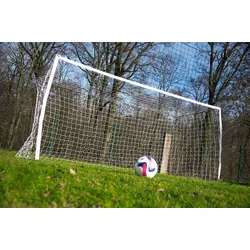 Fußballtor 3.7 x1.8m (mit integriertem Schutznetz 6.5x3m) WEISS|WEISS No Size