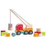 Cubika Kranwagen mit Magnet, 11 Teile