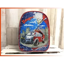 FABRIZIO Kinderrucksack Feuerwehr/Polizei Dunkelblau