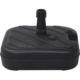 vidaXL Sonnenschirmständer Sand/Wasser 24 L Schwarz