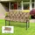 Outsunny Bankauflage 150 x 98 x 8 cm khaki 1 St.