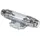 tomzz Audio 5800-026 ANL-Sicherungshalter Satin Nickel für Kabel bis 50qmm