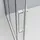 Bernstein Eckdusche mit Schiebetür 110 x 80 cm transparent Echtglas