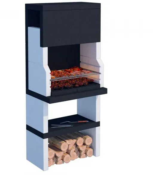 Linea VZ Stoccolma - Grillkamin für Holz/Holzkohle