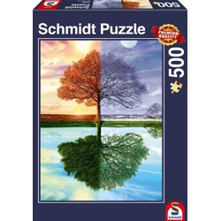 Jahreszeiten-Baum. Puzzle 500 Teile