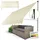 Juskys Klemmmarkise Kapstadt 400 x 120 cm Beige