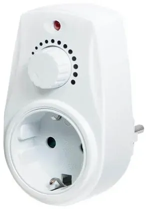 Socket adapter with dimmer 1x CEE 7/3