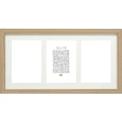 Deknudt S66KB3 Galerie   3x13x18 Holz naturfarbe mit Passepartout