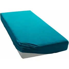 OTTO home Spannbettlaken Physalis Jersey 140 x 200 cm türkis