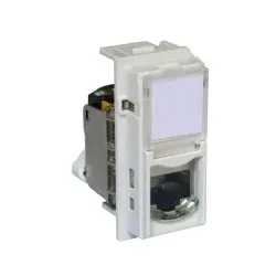 Legrand KM4279C6A LivingNow 1-modulige Datendose Kategorie 6 ungeschirmt in der Farbe Sand 1