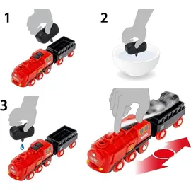 BRIO Batterie-Dampflok Set