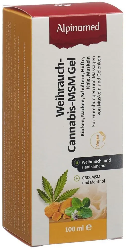 Alpinamed® Weihrauch Cannabis MSM Gel