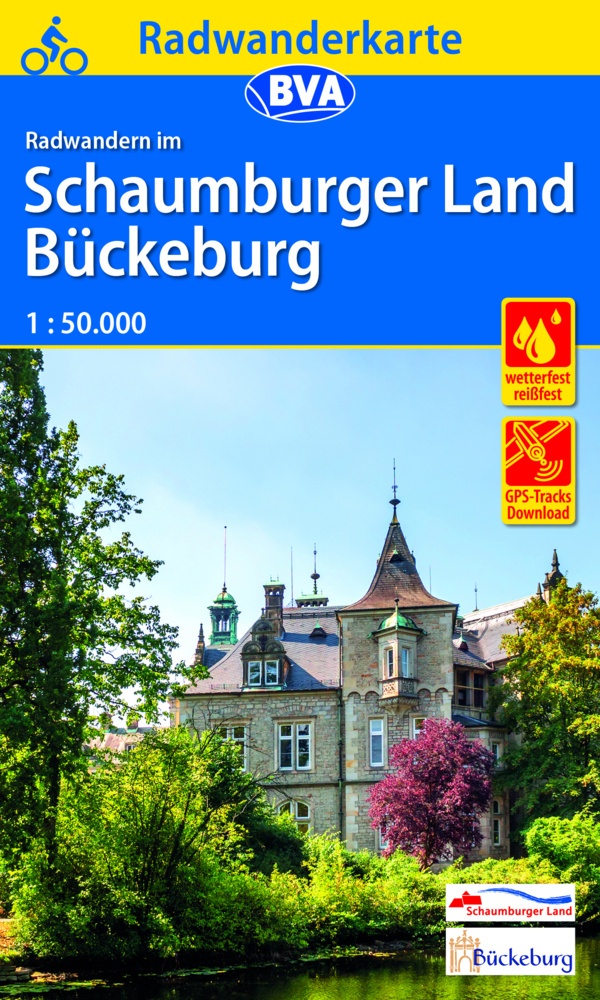 Bva Radwanderkarte Radwandern Im Schaumburger Land / Bückeburg 1:50.000  Reiß- Und Wetterfest  Gps-Tracks Download  Karte (im Sinne von Landkarte)