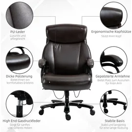 Vinsetto Gaming Stuhl Braun