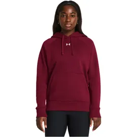 Under Armour Rival Fleece Hoodie Damen 625 cardinal/white S