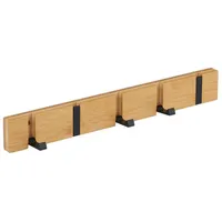 Relaxdays Garderobenleiste Relaxdays 42 x 5,5 x 5 cm Hellbraun/Braun
