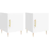 vidaXL Nachtschrank 40 x 40 x 50 cm Weiß