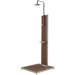 Garten Dusche BAHAMA WPC von Ideal Eichenwald