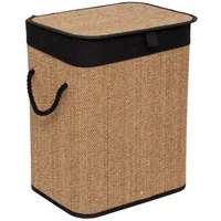 5five simply smart 60L Wäschekorb mit blauem Stiel
