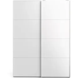 VCM Veto B150 cm) 2 Türen weiß und weiß hochglanz.