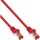 InLine Patchkabel, S/FTP (PiMf), Cat.6, 250MHz, PVC, Kupfer, rot, 30m