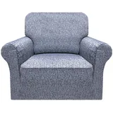 Granbest Stretch Couchbezug Superweiche Mikrofaser Sesselbezug Sofa überzug Elasthan Sofabezug Möbelschutz (1 Sitzer, Texturmuster)