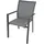 Garden Pleasure Rana Gartenstuhl 63 x 58 x 89 cm grau 2er Set