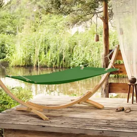 Konsimo Lenger Hängematte Mit Gestell, Grün, - Konsimo®