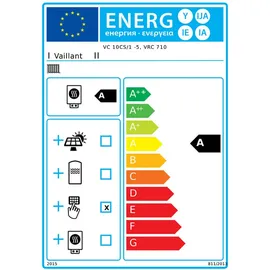 Vaillant Paket 1.657/2 ecoTEC plus VC 10CS/1-5, VRC 710, VIH R 200/6B